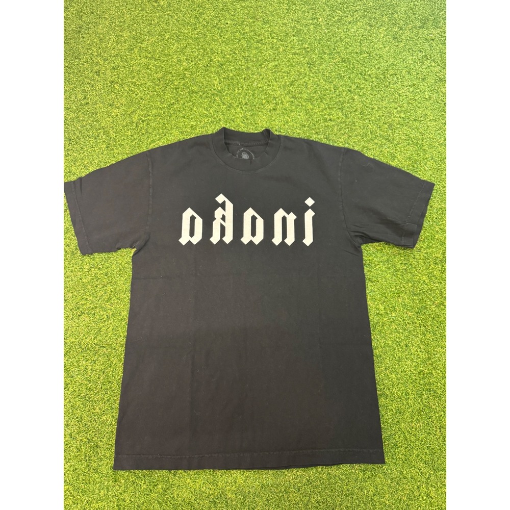 Inaka Power Mens Gothic Logo Graphic T-Shirt Black Small Streetwear Gym Tee